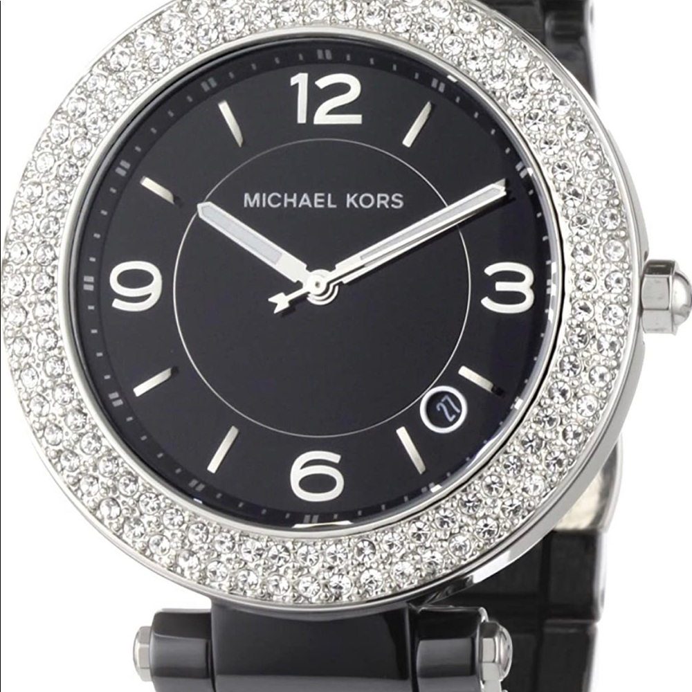 Black Michael Kors ceramic watch